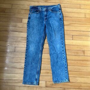 Levis 514 Jeans Mens 32x30 Medium Wash Blue Straight Leg Denim
